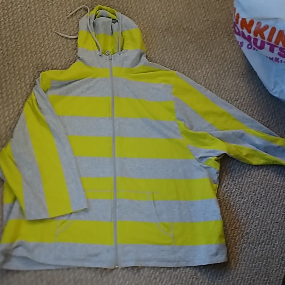 Lane and Bryant striped hoodie